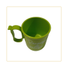 Taza con frase verde