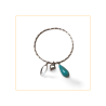 Esclava con piedras turquesa