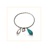 Esclava con piedras turquesa