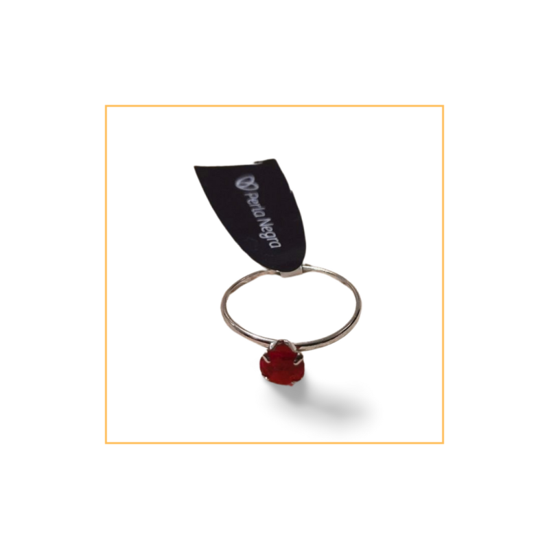 Anillo piedra Roja