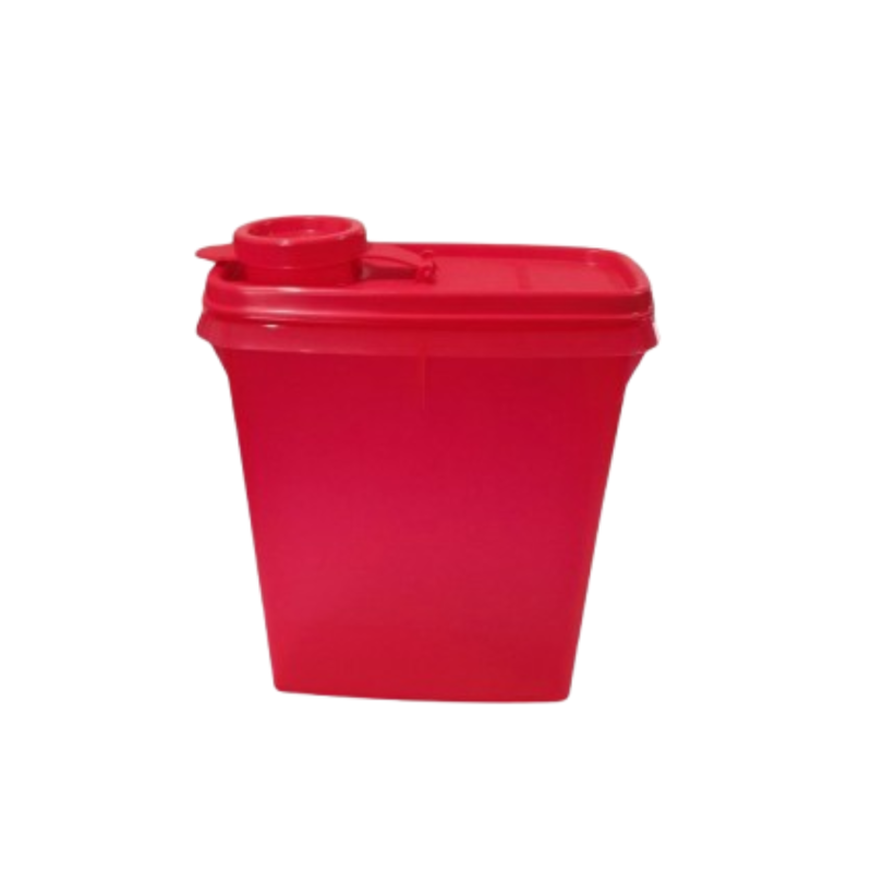 Set dosificador y poeme rojos