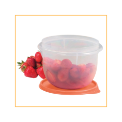 Batidor Ideal Transparente Y Naranja 1l